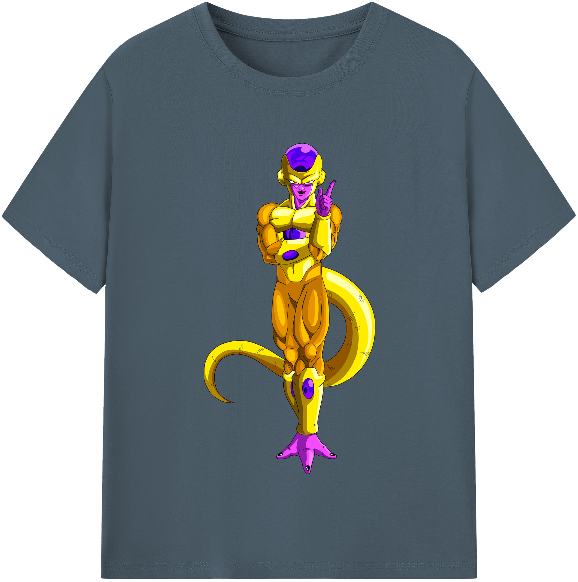 （画像用） ドラゴンボール フリーザ DRAGON BALL Frieza 綿100％半袖Tシャツ（フロントプリント）